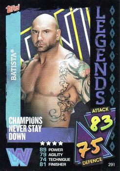 2021 Topps Slam Attax WWE #291 Batista Front
