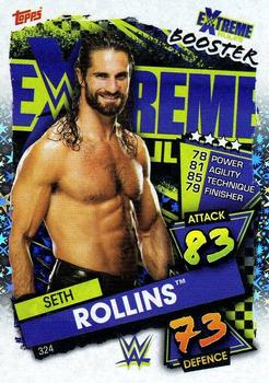 2021 Topps Slam Attax WWE #324 Seth Rollins Front