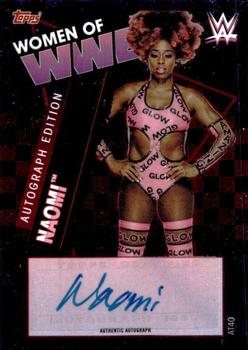 2021 Topps Slam Attax WWE - Autograph Edition #AT40 Naomi Front