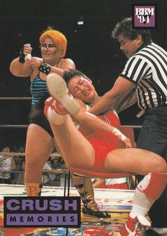 1994 BBM Ring Star All Japan Women's Pro Wrestling #57 Chigusa Nagayo / Lioness Asuka Front