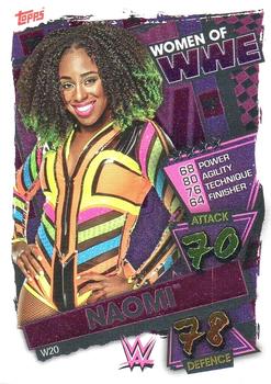 2021 Topps Slam Attax WWE - Women of WWE #W20 Naomi Front