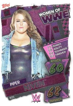 2021 Topps Slam Attax WWE - Women of WWE #W25 Piper Niven Front