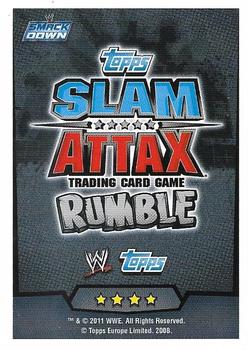 2011 Topps Slam Attax WWE Rumble #11 Kane Back