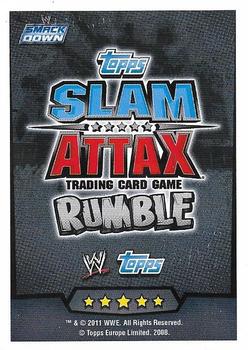 2011 Topps Slam Attax WWE Rumble #32 Randy Orton Back