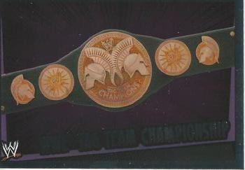 2011 Topps Slam Attax WWE Rumble #45 WWE Tag Team Championship Front