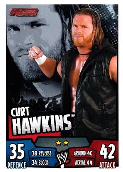 2011 Topps Slam Attax WWE Rumble #55 Curt Hawkins Front