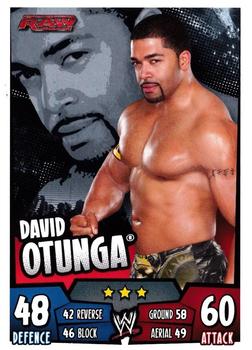 2011 Topps Slam Attax WWE Rumble #57 David Otunga Front