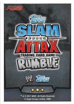 2011 Topps Slam Attax WWE Rumble #59 Drew McIntyre Back