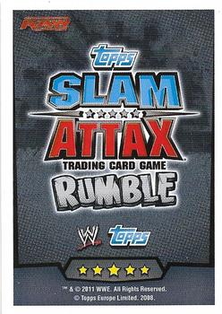 2011 Topps Slam Attax WWE Rumble #67 John Cena Back