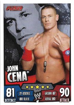 2011 Topps Slam Attax WWE Rumble #67 John Cena Front