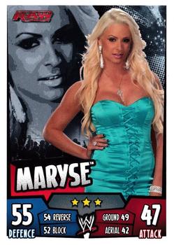 2011 Topps Slam Attax WWE Rumble #74 Maryse Front