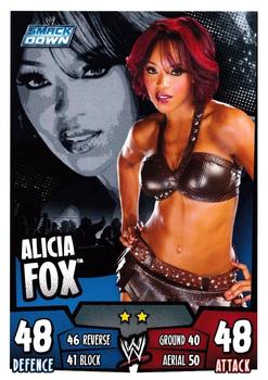 2011 Topps Slam Attax WWE Rumble #94 Alicia Fox Front