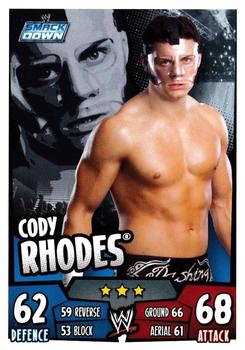 2011 Topps Slam Attax WWE Rumble #98 Cody Rhodes Front