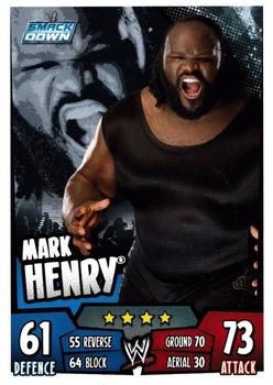 2011 Topps Slam Attax WWE Rumble #113 Mark Henry Front
