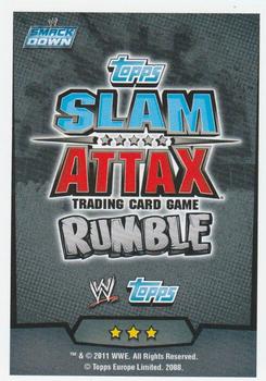 2011 Topps Slam Attax WWE Rumble #115 Natalya Back