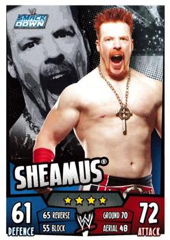 2011 Topps Slam Attax WWE Rumble #119 Sheamus Front