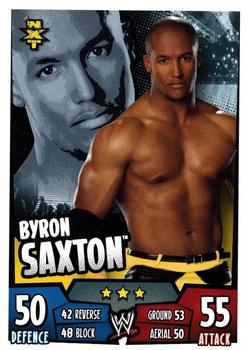 2011 Topps Slam Attax WWE Rumble #132 Byron Saxton Front