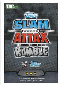 2011 Topps Slam Attax WWE Rumble #137 Kane / Big Show Back