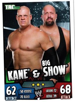 2011 Topps Slam Attax WWE Rumble #137 Kane / Big Show Front