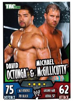2011 Topps Slam Attax WWE Rumble #139 David Otunga / Michael McGillicutty Front