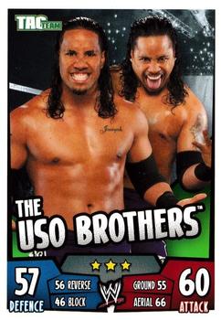 2011 Topps Slam Attax WWE Rumble #142 The Usos Front