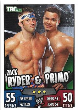 2011 Topps Slam Attax WWE Rumble #143 Zack Ryder / Primo Front