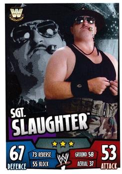 2011 Topps Slam Attax WWE Rumble #149 Sgt. Slaughter Front