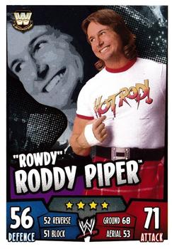 2011 Topps Slam Attax WWE Rumble #154 Rowdy Roddy Piper Front