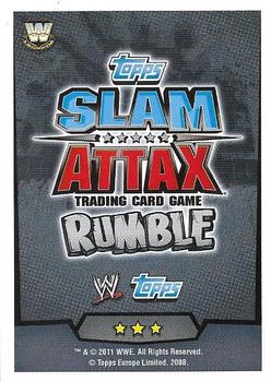 2011 Topps Slam Attax WWE Rumble #165 Earthquake Back