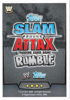 2011 Topps Slam Attax WWE Rumble #166 Ricky Steamboat Back