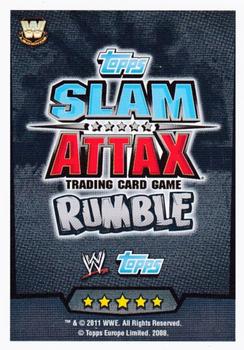 2011 Topps Slam Attax WWE Rumble #179 Shawn Michaels Back