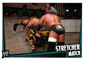 2011 Topps Slam Attax WWE Rumble #202 Stretcher Match Front