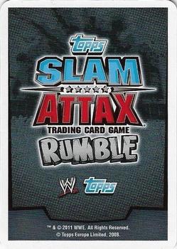 2011 Topps Slam Attax WWE Rumble #B1 John Cena Back