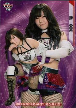 2021 BBM Women's Pro Wrestling #32 Manami Katsu Front