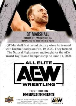 2021 Upper Deck AEW #10 QT Marshall Back