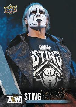 2021 Upper Deck AEW #77 Sting Front
