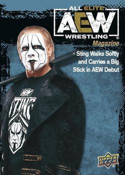 2021 Upper Deck AEW #81 Sting Front
