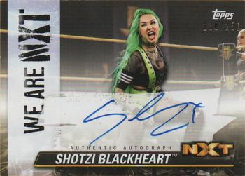 2021 Topps WWE NXT - We Are NXT Autographs #A-SB Shotzi Blackheart Front