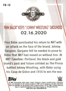 2021 Topps WWE NXT - Finn Balor Tribute #FB-10 Finn Bálor Keeps 