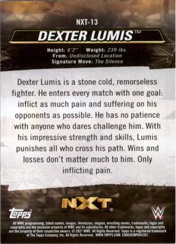 2021 Topps WWE NXT - We Are NXT #NXT-13 Dexter Lumis Back