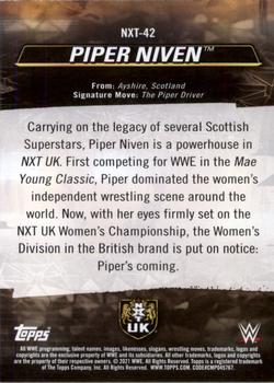 2021 Topps WWE NXT - We Are NXT #NXT-42 Piper Niven Back