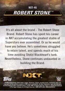 2021 Topps WWE NXT - We Are NXT #NXT-46 Robert Stone Back