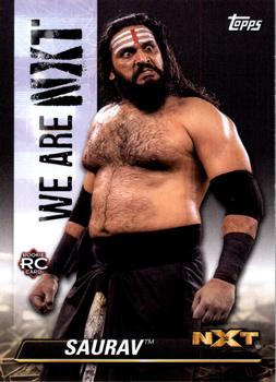 2021 Topps WWE NXT - We Are NXT #NXT-49 Saurav Front