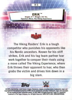 2021 Topps Chrome WWE - Image Variations #IV-5 Erik Back