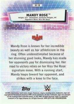 2021 Topps Chrome WWE - Image Variations #IV-10 Mandy Rose Back