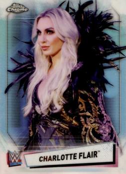 2021 Topps Chrome WWE - Refractors #12 Charlotte Flair Front