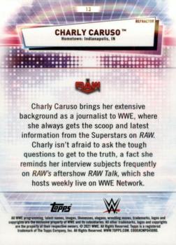 2021 Topps Chrome WWE - Refractors #13 Charly Caruso Back