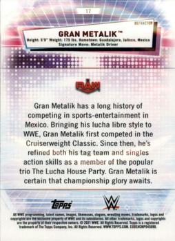 2021 Topps Chrome WWE - Refractors #17 Gran Metalik Back