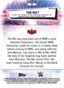 2021 Topps Chrome WWE - Refractors #44 The Miz Back