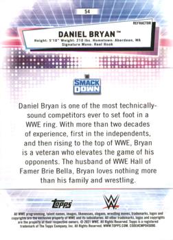 2021 Topps Chrome WWE - Refractors #54 Daniel Bryan Back